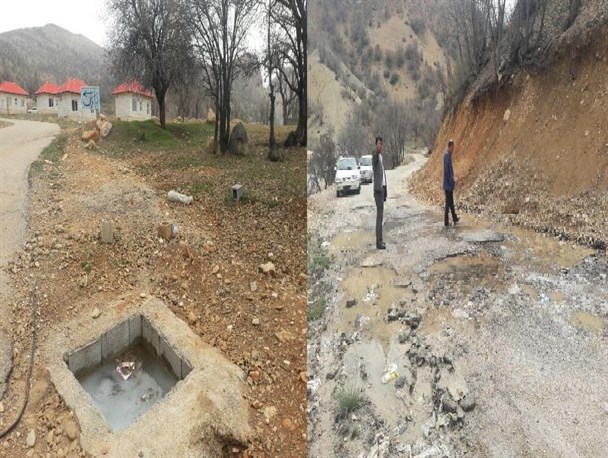 شکستگی های لوله آب در یاسوج و وعده توخالی مسئولان به تعمیر آن/ آلودگی شبکه آبرسانی یاسوج / اداراتی که هدرروی آب را نادیده می گیرند+ تصاویر