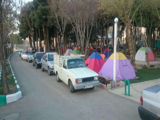 8 هزار و پانصد مسافر نوروزی در پارکهای ملت و نسیم سنندج اسکان داده شدند