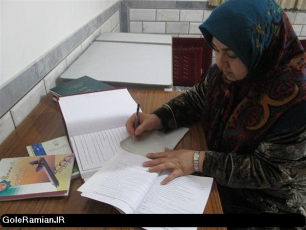 زنگ انشایی که سرآغاز نوشتن معلم پژوهشگر رامیانی شد‎+تصاویر