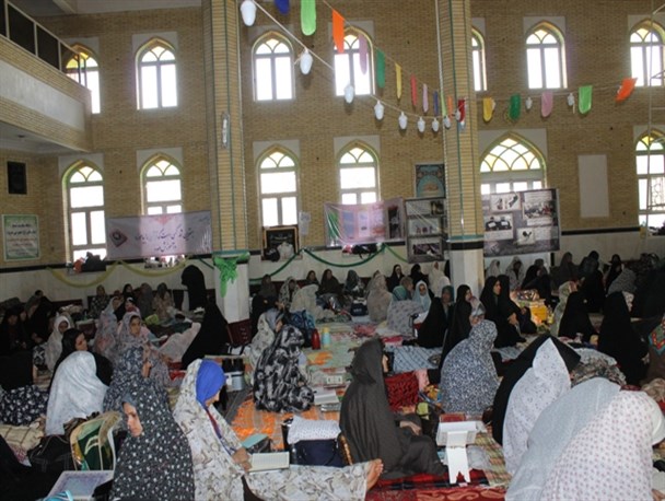 تصاویری از اعتکاف خواهران در رباط کریم