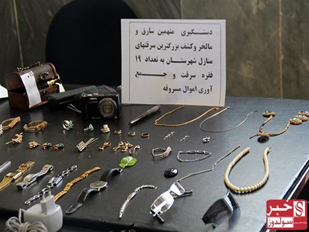 سارق منازل نقده ای ها دستگیر شد + عکس