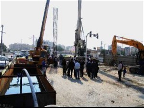 توقف پروژه چهارراه جهانبار به دلیل کمبود اعتبار