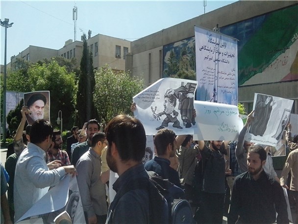 تنش‌های‌حضورهاشمی در دانشگاه‌امیر‌کبیر+فیلم