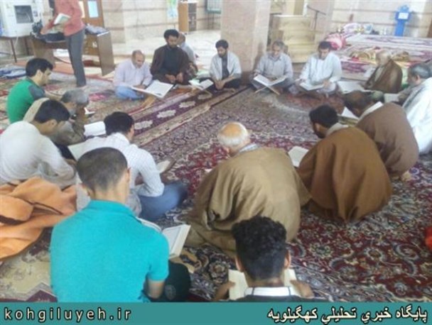 مراسم معنوی اعتکاف در پانزده مسجد شهرستان کهگیلویه برگزار شد+ تصاویر