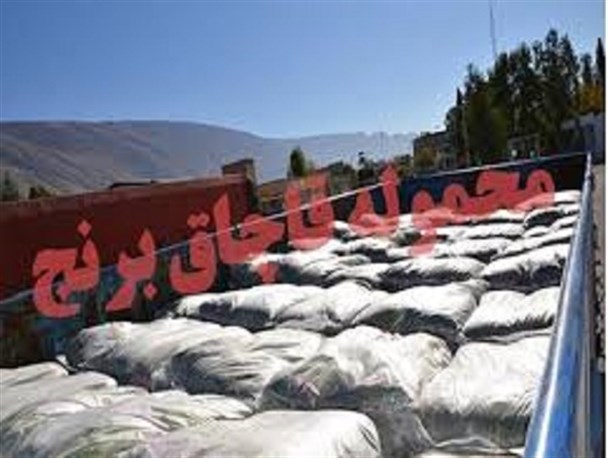برنج میلیاردی قاچاق در دوره چگنی توقیف شد