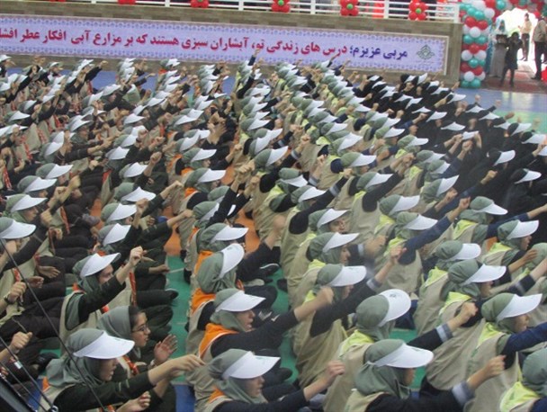 سپاس 2 هزار دانش آموز تشکیلاتی فارس از 4 هزار مربی خود به روایت تصویر