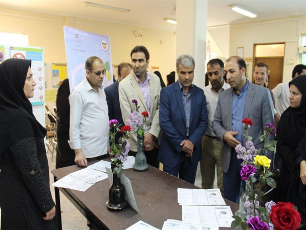 تصاویری از برپایی نمایشگاه خطر سنجی سکته های قلبی،مغزی و سرطان