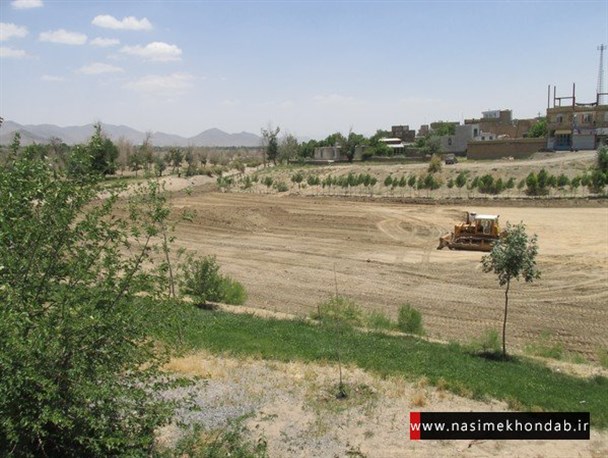 کف سازی و احیای دریاچه شهر خنداب