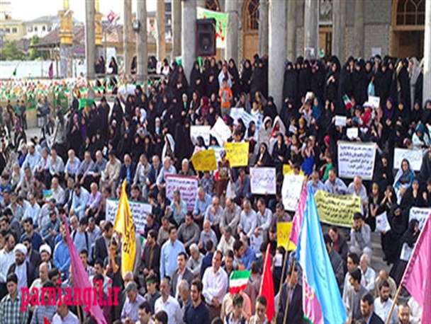 گزارش تصویری از پویش مردمی “ماهم؛اجازه نمی دهیم” در رشت