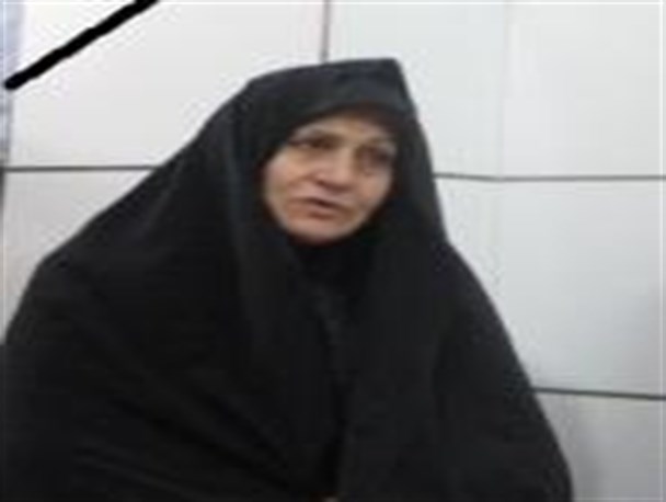 مادر سردار شهید شاطری به فرزندش پیوست