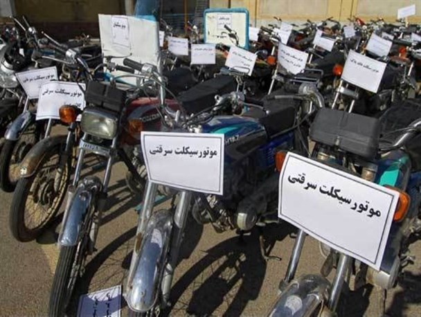 ۶ سارق موتورسیکلت در بناب به دام پلیس افتادند