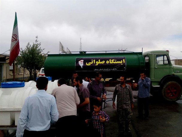 پذیرای از زائرین امام دلها در آهوان سمنان+تصاویر
