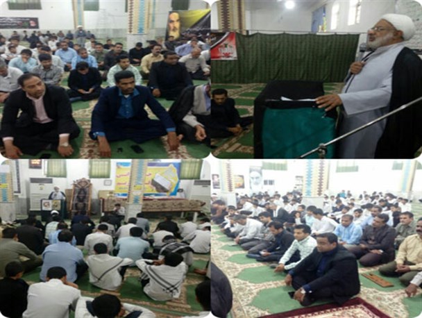 مراسم بزرگداشت سالگرد ارتحال امام خمینی(ره) در کهنوج برگزار شد/تصاویر