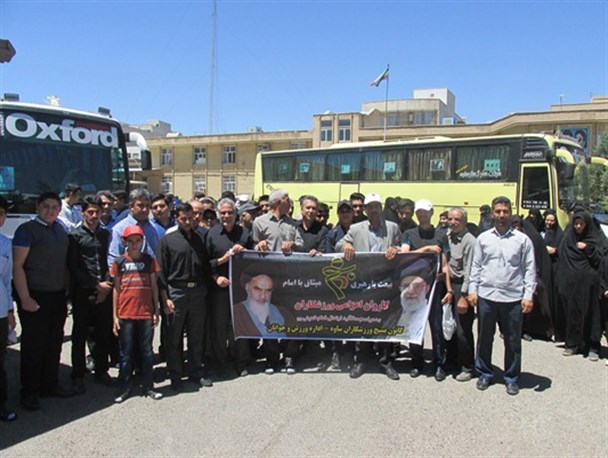 غلبه گرمای محبت به نظام و انقلاب بر عطش روزه داران + تصاویر
