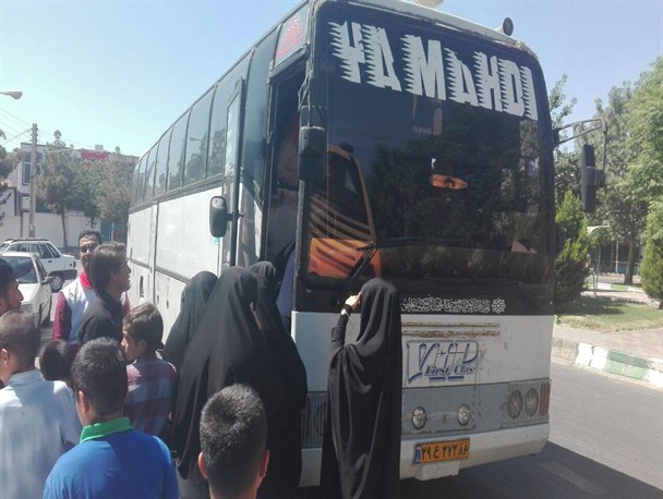 گزارش تصویری اعزام  عاشقان ولایت از گرمسار به حرم مطهر امام راحل