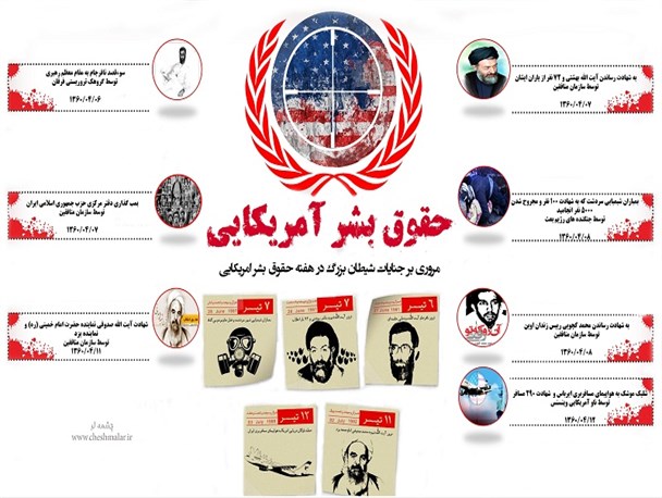 هفته حقوق بی بشر امریکایی تسلیت باد