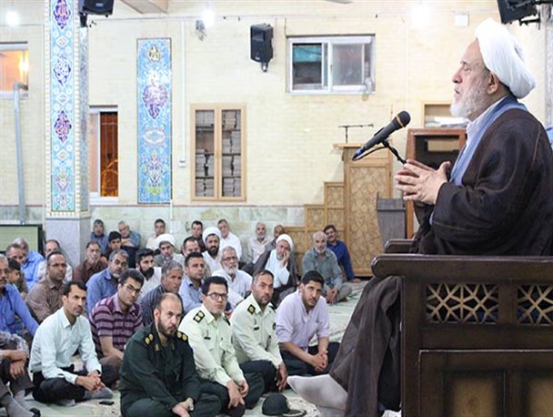 تصاویر/ سخنرانی حجت الاسلام انصاریان در ابرکوه