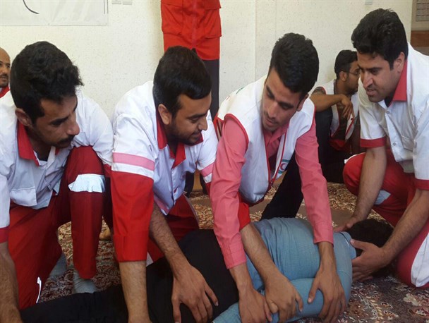 دوره باز آموزی طرح تابستانه نجاتگران هلال احمر گرمه برگزار شد