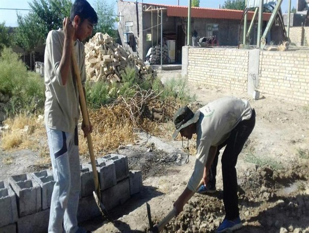 برگزاری اردوی جهادی 8 روزه بسیجیان درگزی+تصاویر