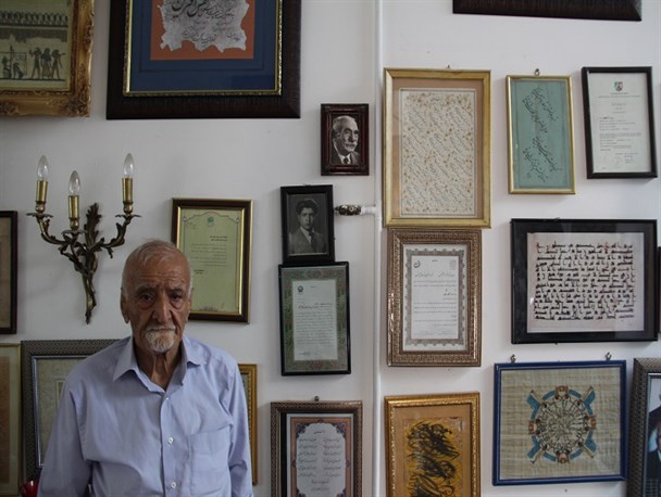 دیدار صمیمی با میراث دار قلم در اسفراین