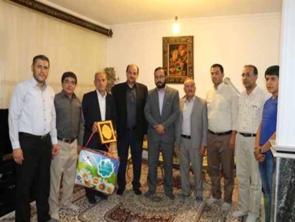 دیداری از جنس پهلوانی/ ساعتی هم نشین پیشکسوت ورزش باستانی در میاندوآب+ تصاویر