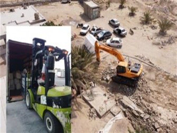 کامیون‌های حامل کمک‌های بنادر و دریانوردی شهید باهنر راهی مناطق زلزله‌‌زده شدند/ ضرورت یاری‌رسانی تا جبران آسیب‌های وارده