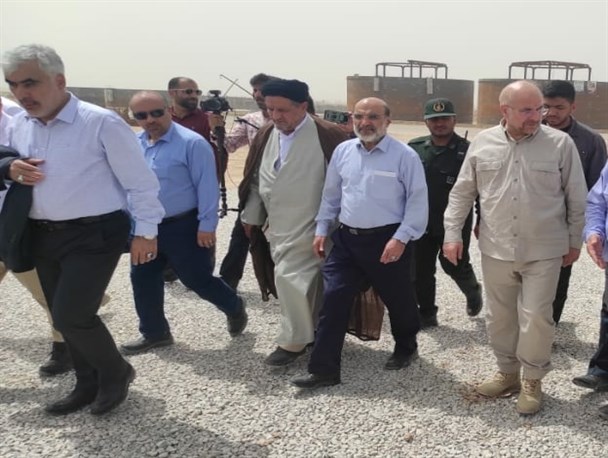 رئیس مجلس شورای اسلامی از پتروشیمی دهدشت بازدید کرد+تصاویر