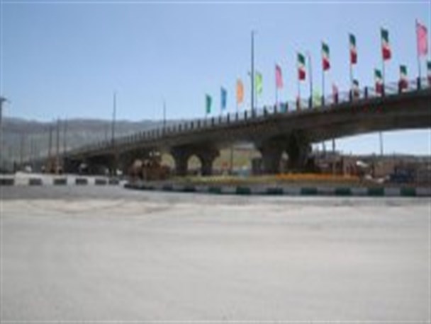 افتتاح پل روگذر شهید رضایی نژاد در ایلام