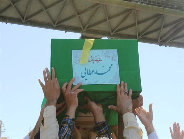 پیکر شهید مدافع حرم محمدعطایی در ملارد تشییع شد + گزارش تصویری
