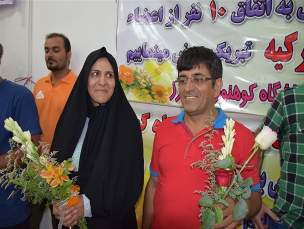 بازگشت اولین زوج گلستانی صعود کننده به قله آرارات + تصویر