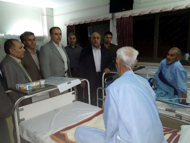 بازدید سر زده استاندار و رئیس دانشگاه علوم پزشکی از بیمارستان ابن سینا نورآباد