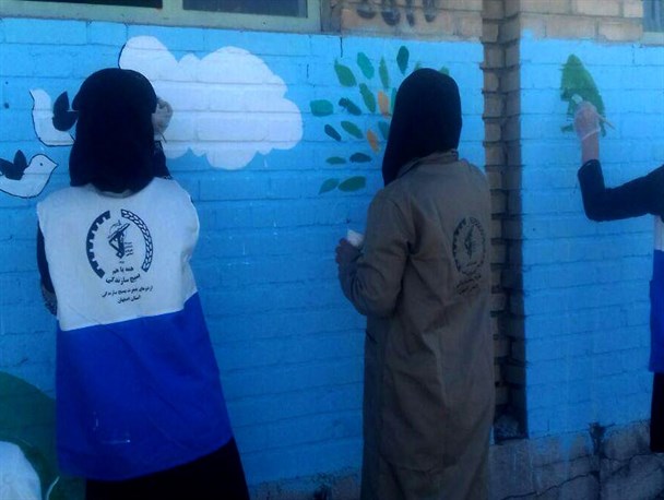 برگزاری اردوی جهادی مطهره در روستاهای «چم و دهکرم» شرق اصفهان/ تصاویر
