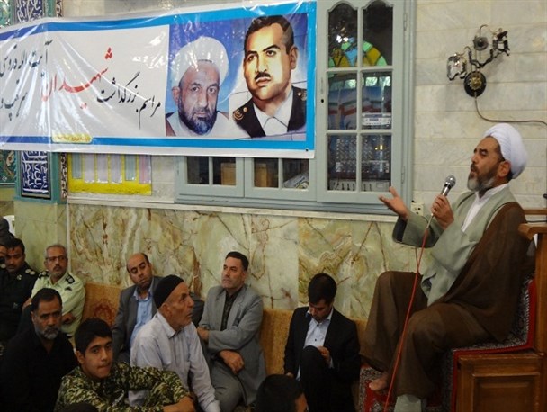 مراسم سالروز شهادت اولین دادستان انقلاب اسلامی در شهرستان نهاوند برگزار شد
