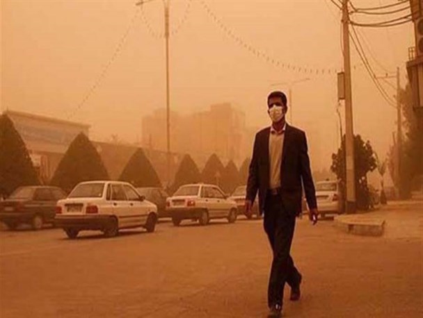 غلظت ریزگردها در شهرستان هیرمند به چهار و نیم برابر حد مجاز رسید