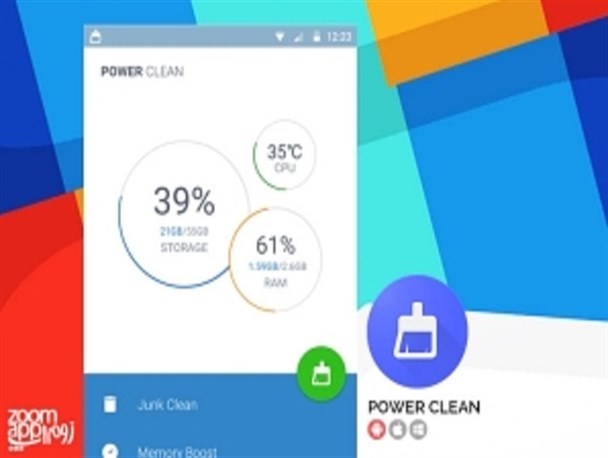 بهینه سازی، قفل اپلیکیشن ها و تشخیص عکس های تکراری اپلیکیشن Power Clean