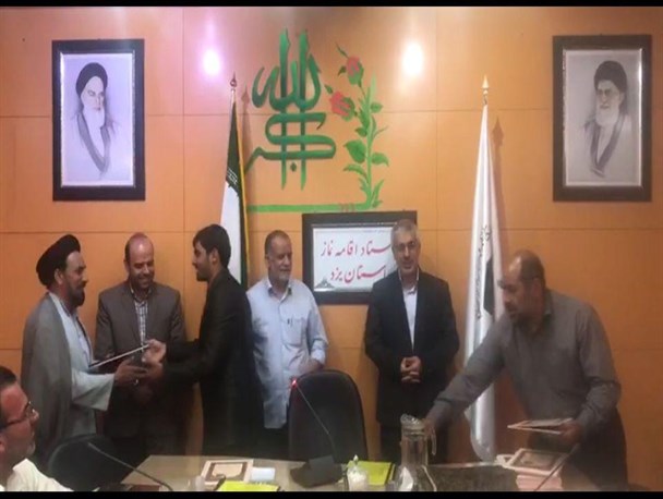 تحویل مجوز موکب انصارالحسین بخش بهمن در سال جدید