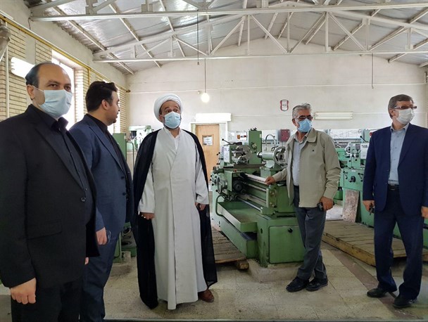 بازدید امام جمعه شهرستان نیر از سرای نوآوری و مزرعه تحقیقاتی دانشگاه آزاد اردبیل