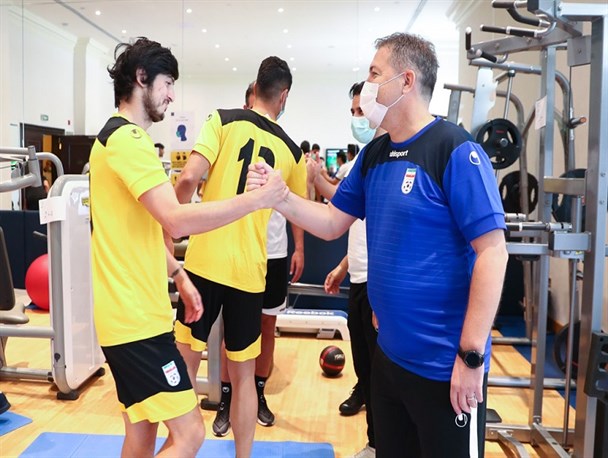 تمرین صبح تیم ملی با حضور اسکوچیچ برگزار شد