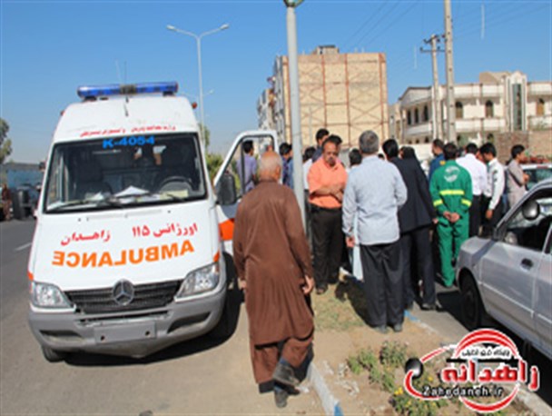 سرعت بالا جان یک عابر پیاده را گرفت+ تصاویر