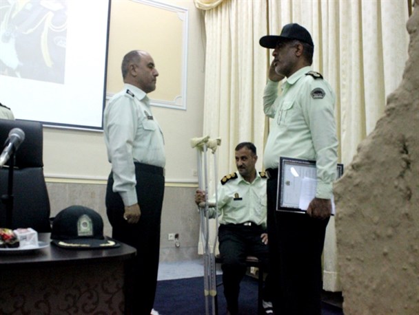 فرمانده جدید نیروی انتظامی میناب معرفی شد