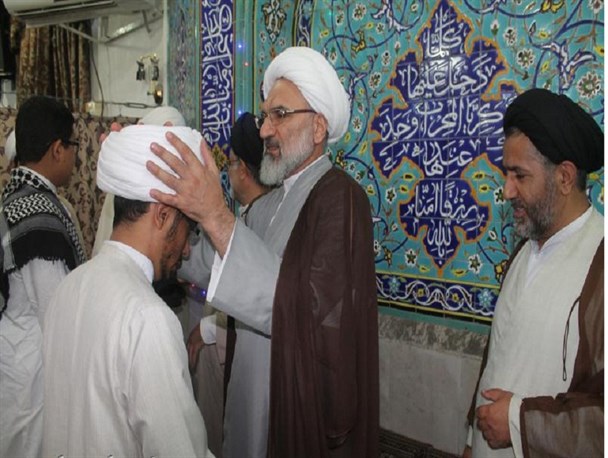 مراسم عمامه گذاری طلاب حوزه علمیه ماهشهر