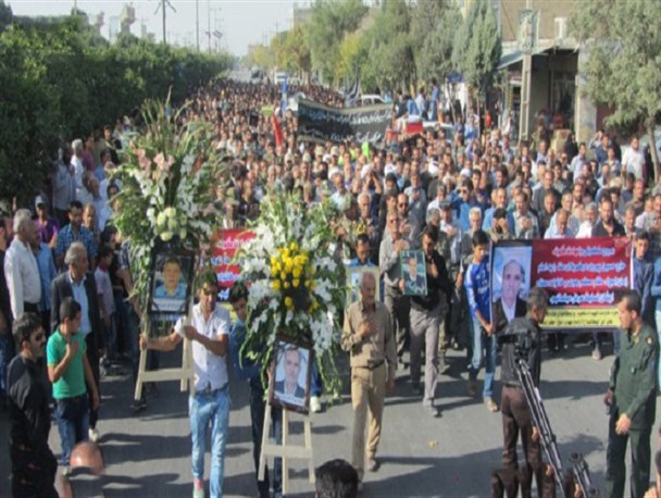 تشییع باشکوه جان باختگان کواری حادثه منا