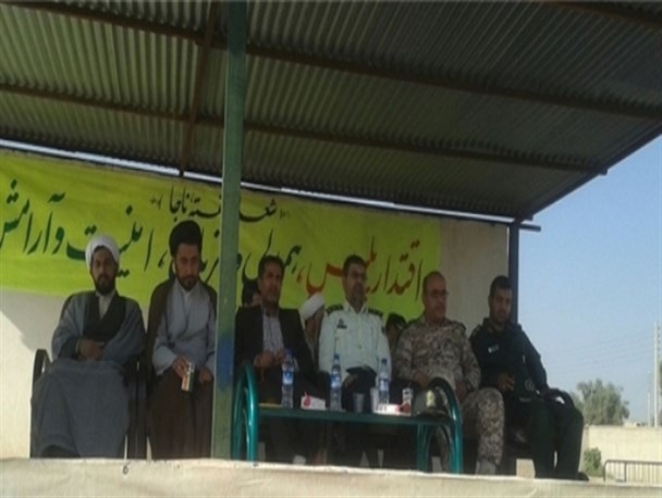آیین صبحگاه نیروی انتظامی در رودبار جنوب برگزار شد