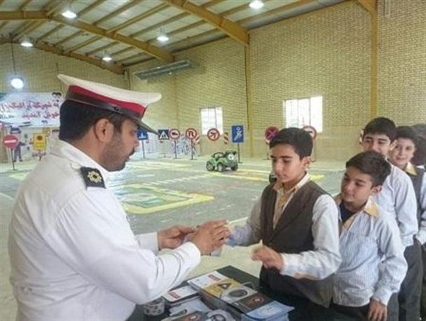 شهرک ترافیک سیار در شهرستان تاکستان ایجاد شد