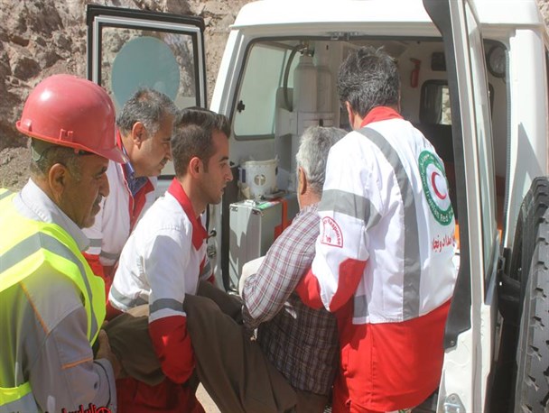 مانور نجات غریق با مشارکت هلال احمر پاوه برگزار شد+تصاویر