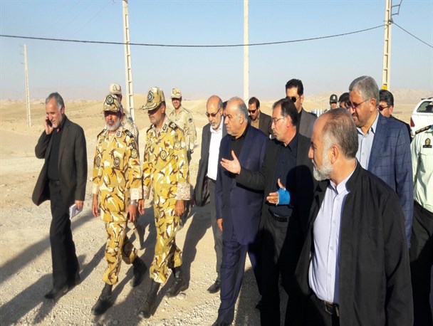 استاندار کرمانشاه در اولین روز کاری خود وارد قصرشیرین شد