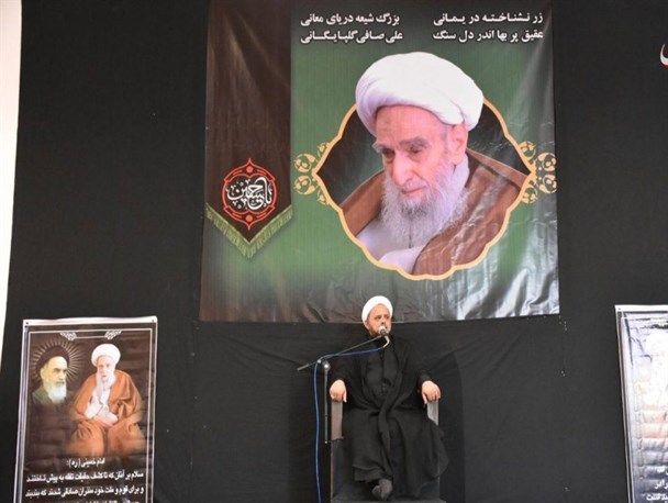 آیت الله شیخ علی صافی گلپایگانی تا روز آخر زندگی خود به امر تبلیغ پرداخت
