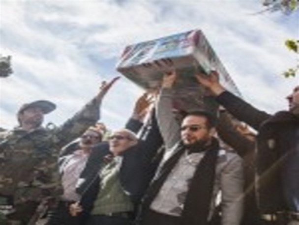 گزارش تصویری استقبال از پیکر مطهر ۲ شهید خیبرشکن در قزوین