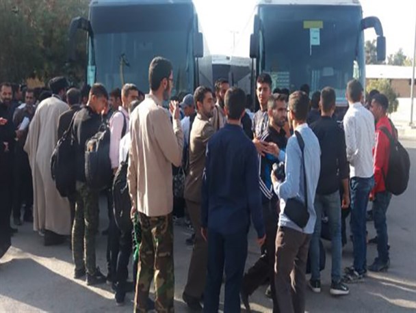 اعزام 200 دانش آموز مدارس بیضا به مناطق جنگی