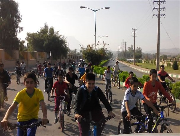 عکس/همایش دوچرخه سواری درگچساران
